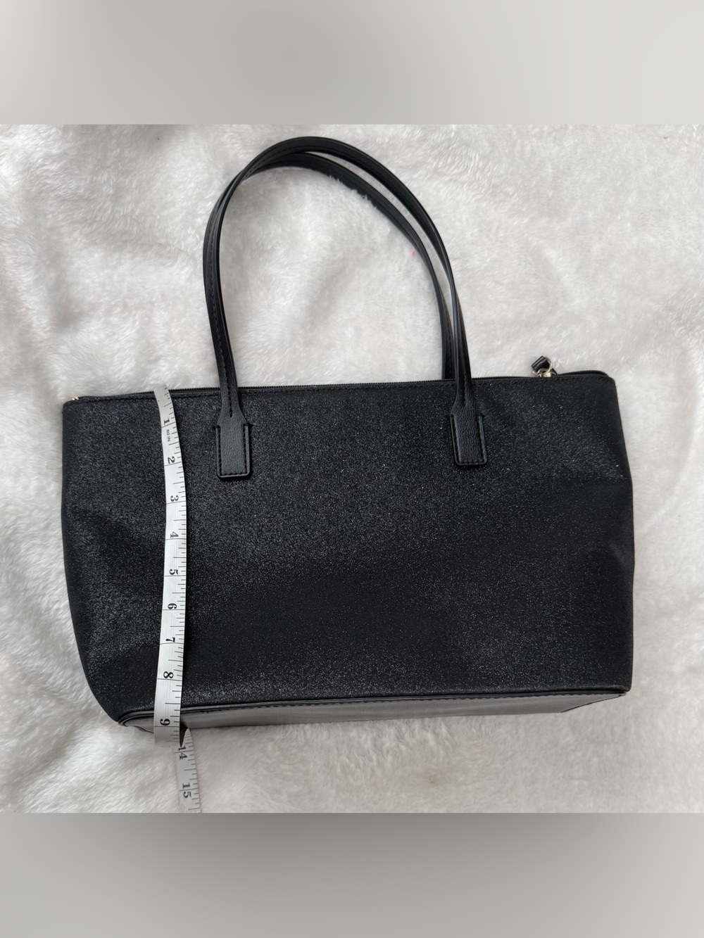 Kate Spade Haven Lane Hani Black Glitter Tote Bag - Picture 16 of 16